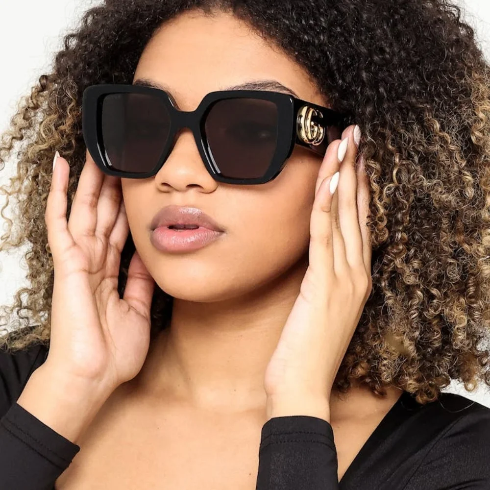 🆕️NEW GUCCI Sunglasses Oversized GG0956s GLASSES Designer Luxury Summer Spring - Picture 5 of 14